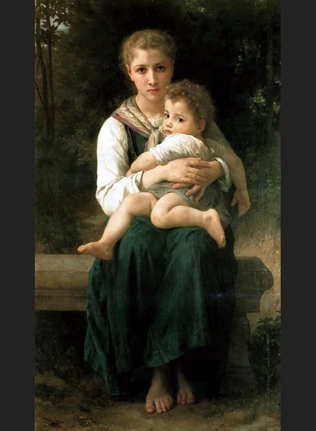 William Bouguereau The Two Sisters